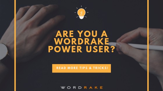 Word rake shop